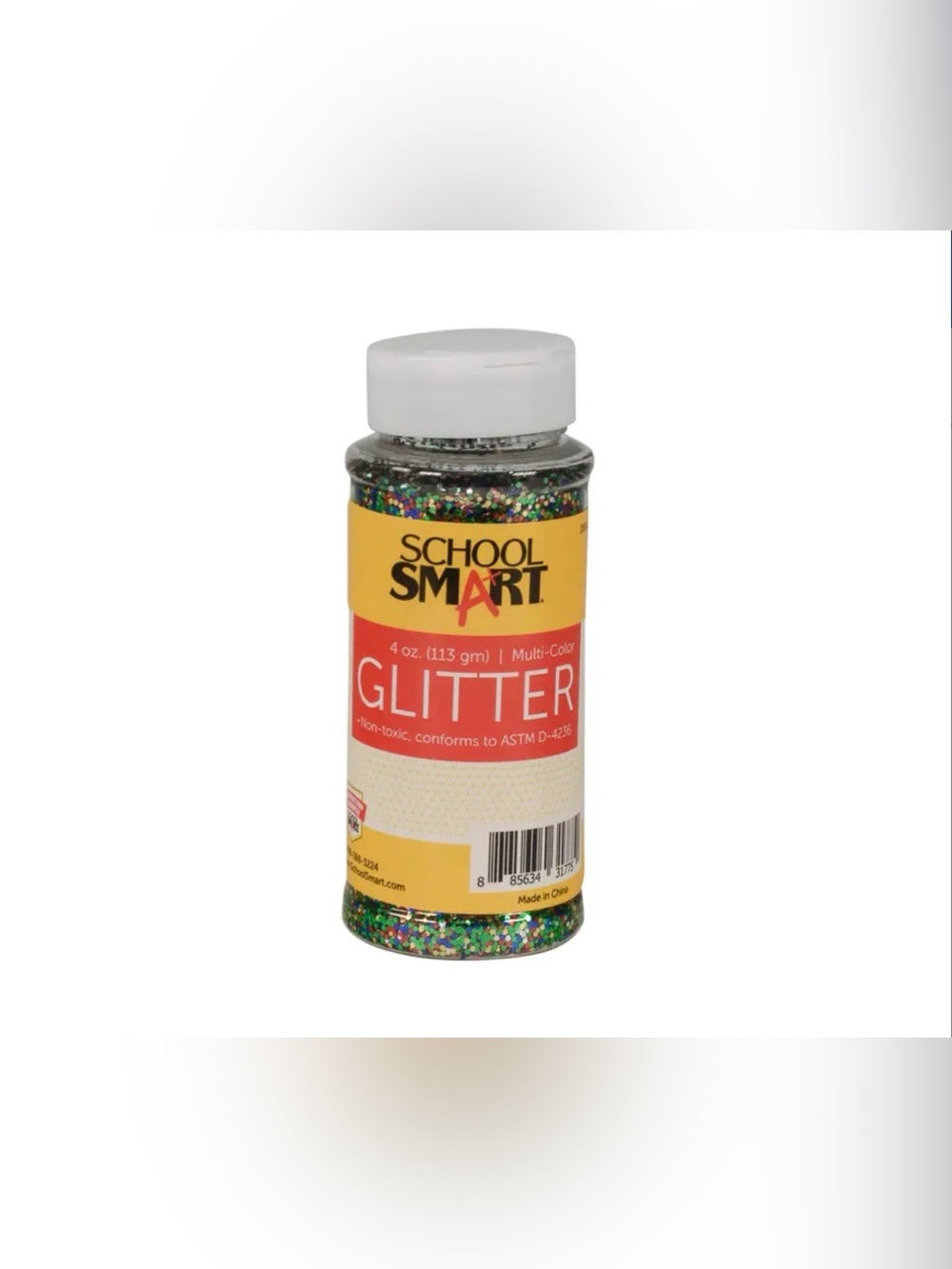 Multi-Colored Craft Glitter, 4 Ounces
